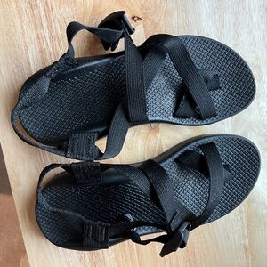Black Strappy Sandals